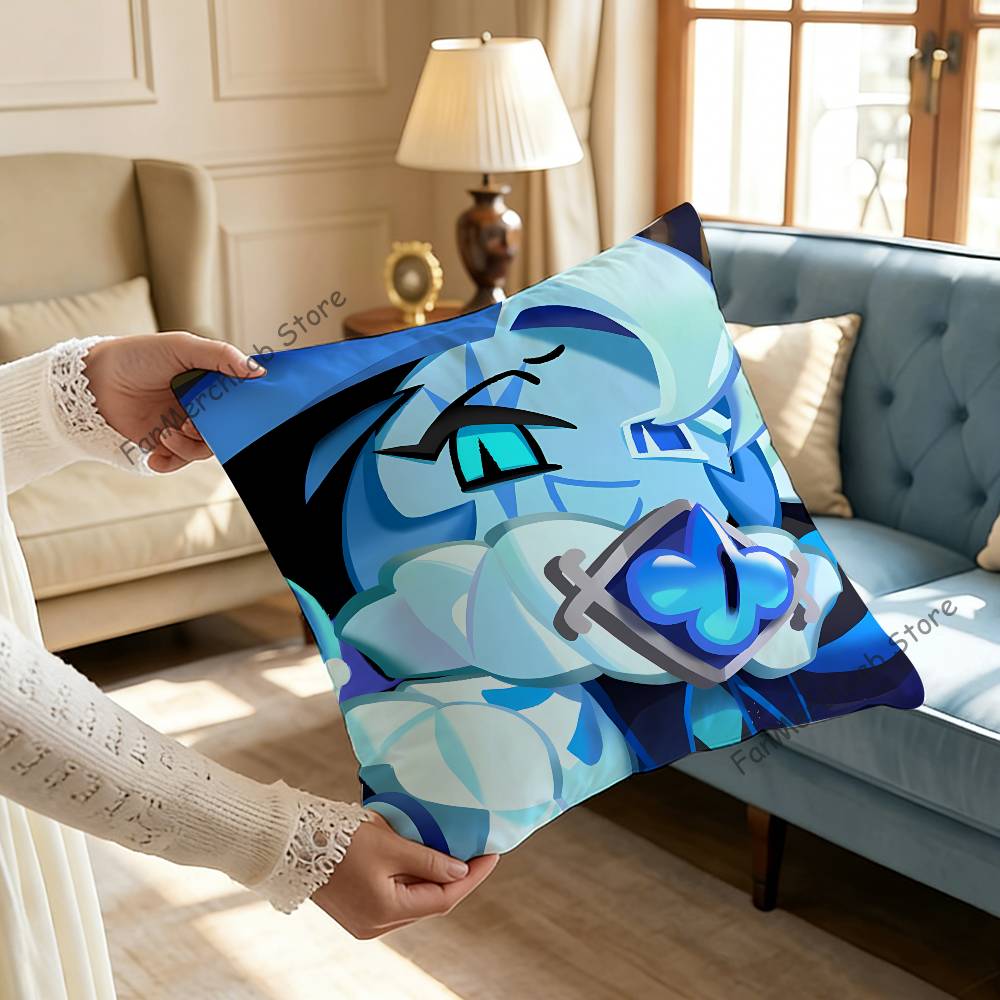 Game CCookie SShadowS Milk Pillowcase Pillowslip Cushion Plush Boys Girls Cartoon Anime Kawaii Decoration Kids Birthday Gifts