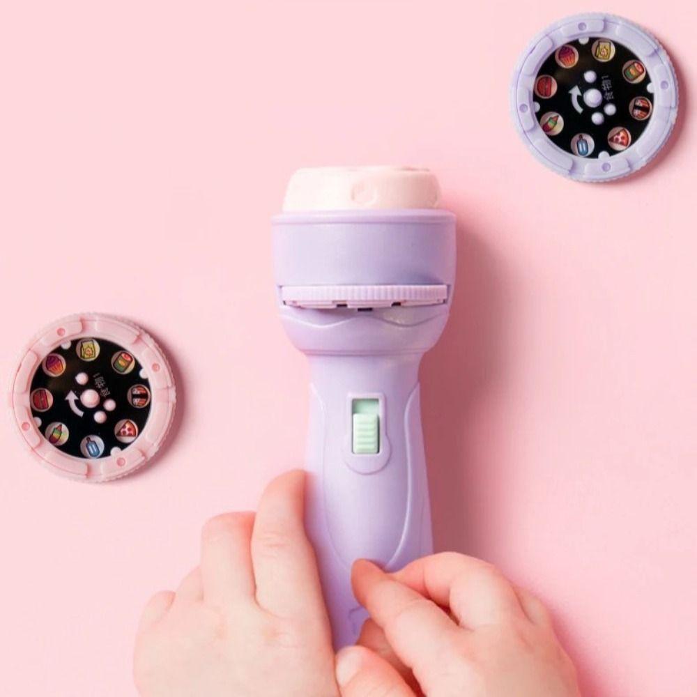 Cognition Cartoon Projection Flashlight Early Educational Children Luminous Toys Kindergarten