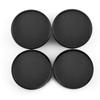 Центральный колпак, 2,6 дюйма (66 мм), 2,2 дюйма (55 мм), Черный, Простой диск, Колпак ступицы