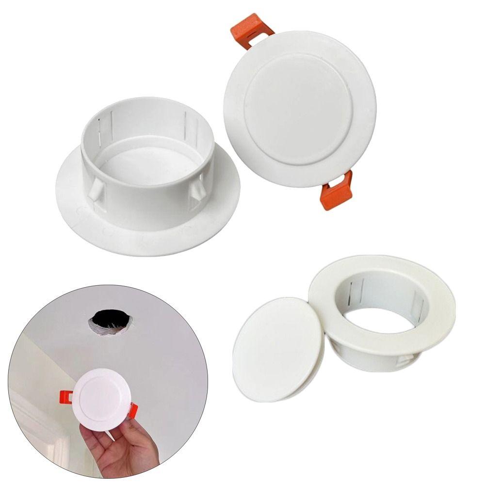 Пластиковая заглушка для отверстия в стене, защелкивающаяся, декоративная накладка для воздуховода, практичная декоративная заглушка для отверстия