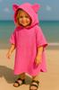 Children' Muslin Cape 110-116 Children' Beach Poncho Pink