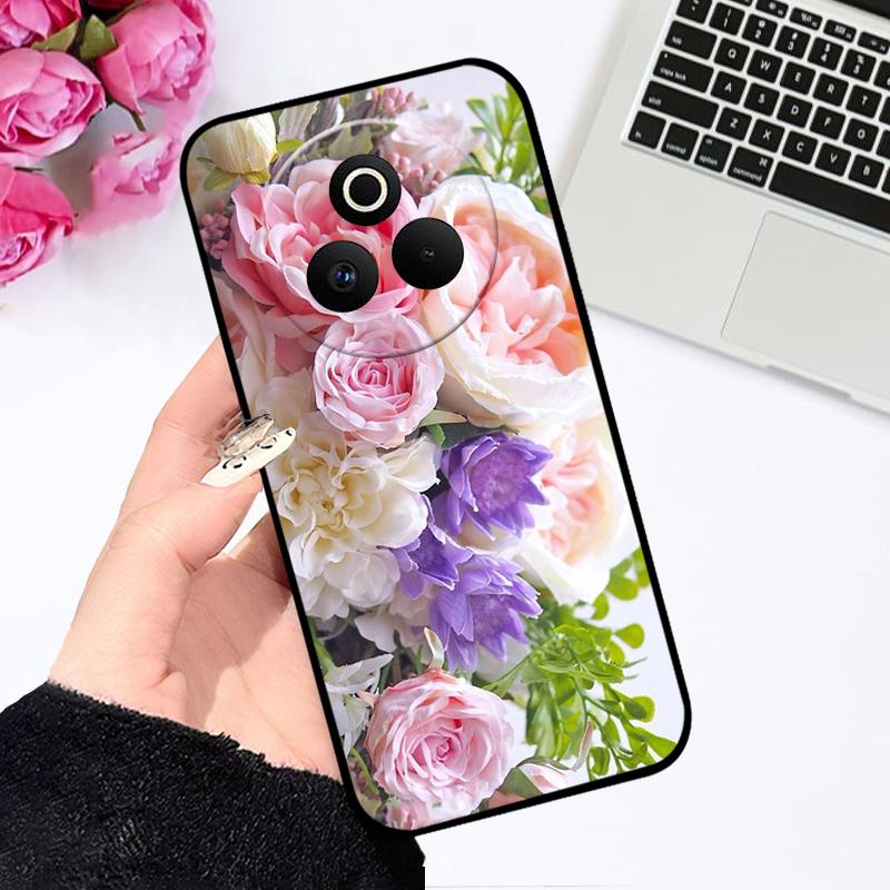 Чехол для Oppo Realme P3 Pro 5G Модный Цветной Расписной Силиконовый Мягкий Чехол для Телефона для Realme P 3 Pro 5G Ударопрочный Бамперные Оболочки
