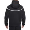 Nike Спортивная одежда Tech Fleece на молнии худи Windrunner Черный/Серебристый Bemis Мужская уличная одежда FZ0754-010