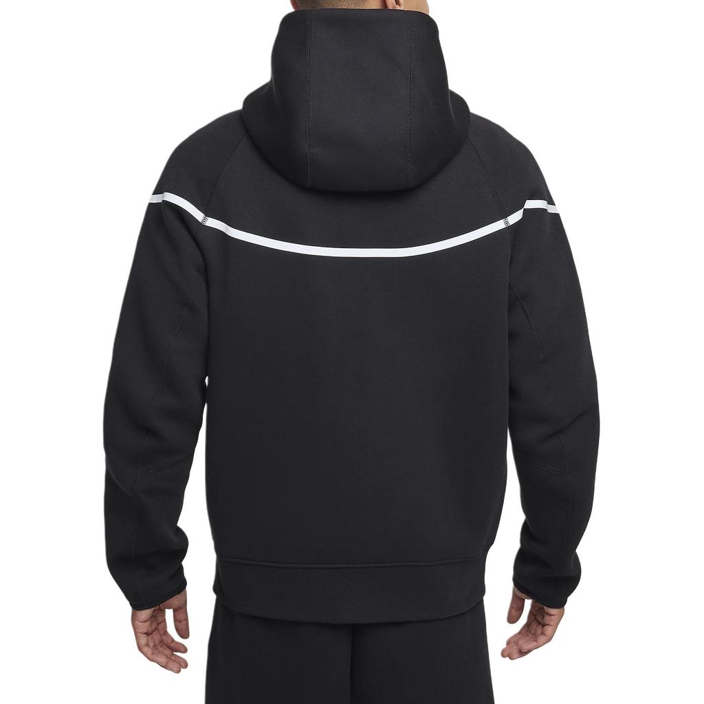 Nike Спортивная одежда Tech Fleece на молнии худи Windrunner Черный/Серебристый Bemis Мужская уличная одежда FZ0754-010