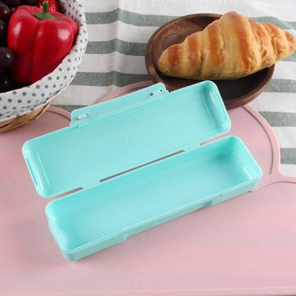 Izoum Children's Baby Shark 3D Correction Chopsticks Set, Mixed Colors, Spoon + Chopsticks + Case, Korean Popular Tableware