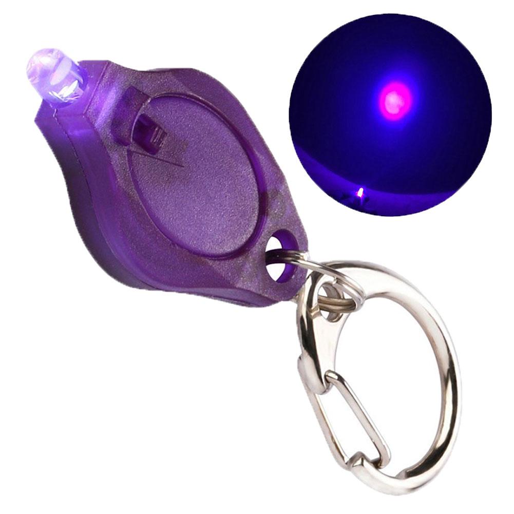 Фонарик Мини-брелок УФ-светодиодный детектор Ночь