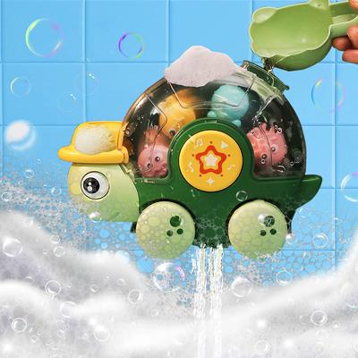 Детские игрушки для ванны с черепахой, детская ванна для младенцев, вращающаяся водная ванна, игрушки для бассейна, пасхальная корзина, наполнители, подарки на Рождество и день рождения для малышей