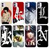 Чехол DT40 Anime Death Note для Samsung A04 A14 A23 A34 A54 M23 M33 M52 M53 Realme 10 9 C30S C35 C55 VIVO Y02S Y21 Y33S Y51 X80 Pro, прозрачный чехол