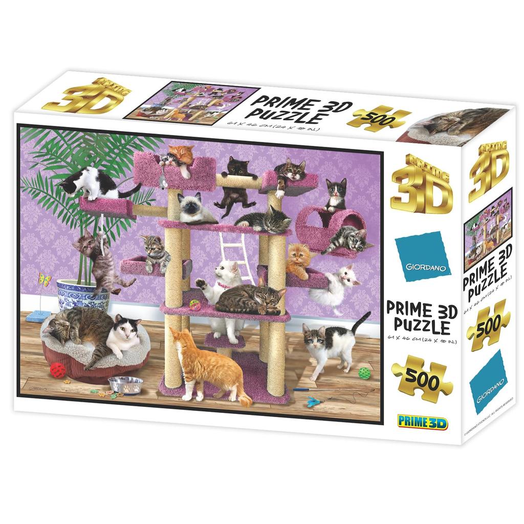 Дерево для кошек Yamasan Prime 3D Боб Джордано Готовое 61 x 46 см 500 деталей 10461, Размер /