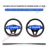 DFRG8 Car Logo Steering Wheel Cover For Porsche Cayenne Panamera Macan Taycan 718 911 997 987 Boxste Automotive Interior Accessories