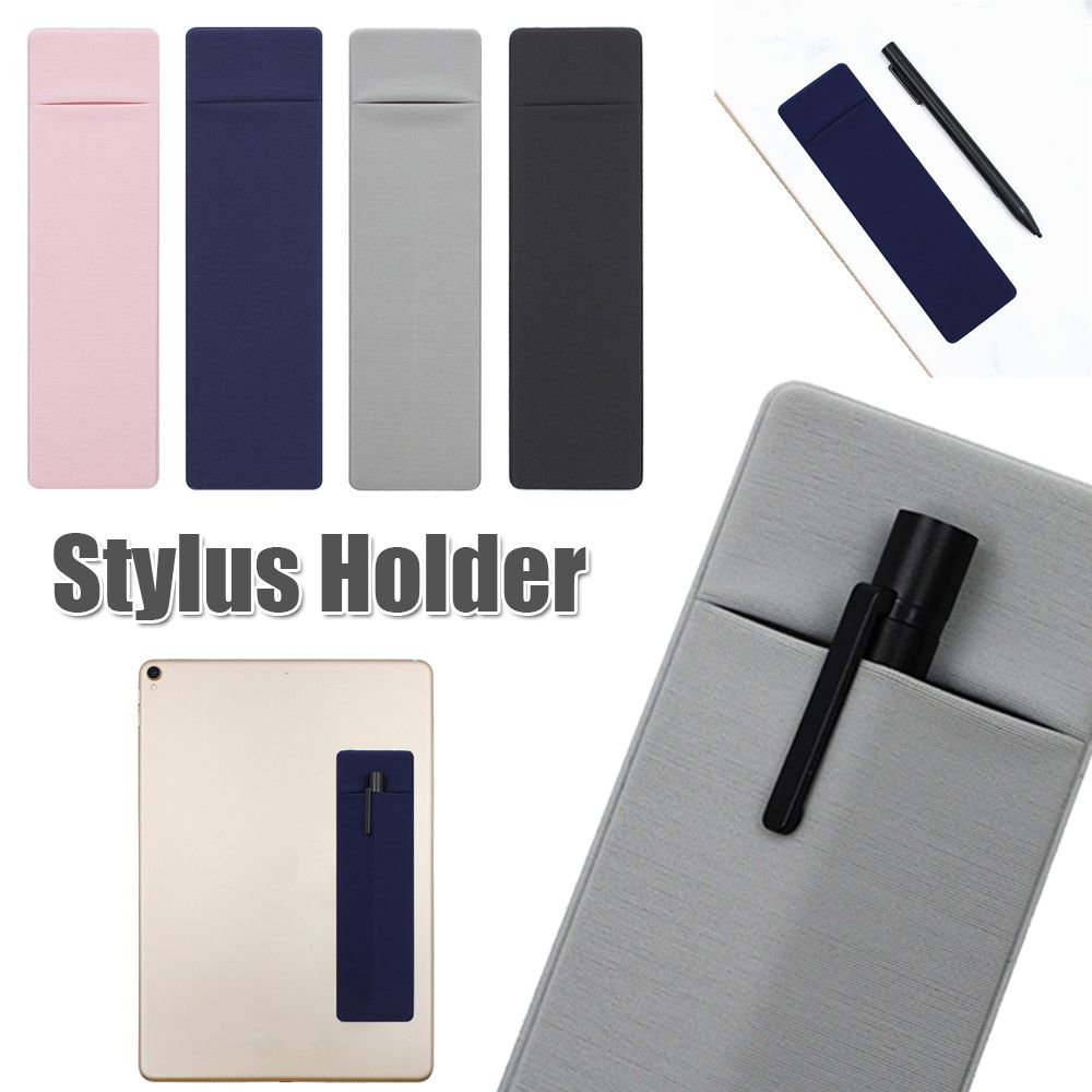 Pen Stylus Pen Sleeve Touchpen Cover Adhesive Pouch Tablet Pencil Holder Protective Case