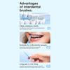 Angle Interdental Brushes for Braces L- Shaped Interproximal Floss for Dental Plaque Removal Health Angled Dental Brush