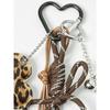 The GREEN Lab Heart Leopard Keyring (3colors)