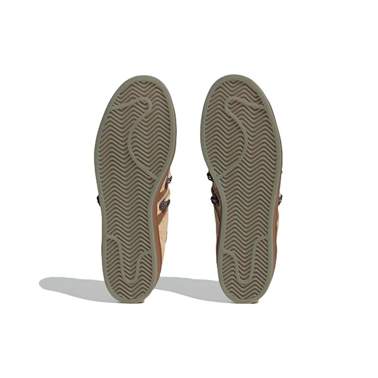 adidas Originals Melting Sadness X  Superstar Коллекция Rabbit Hole Кожаные Классические Низкие Кроссовки Унисекс Кроссовки Зеленый Коричневый H06340