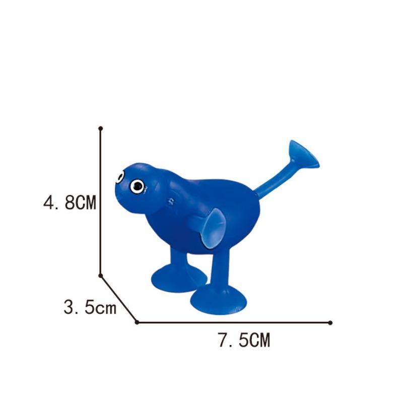 Suction Toy, Bath Toy, Montessori Toy, Bath Toy From 3 4 5 6 7 8 Years, Stress Relief Silicone Suction Cup Toy for Baby Children Boys and Girls