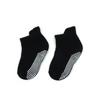 3Pair/lot New black/white children's socks baby casual non-slip children's baby socks