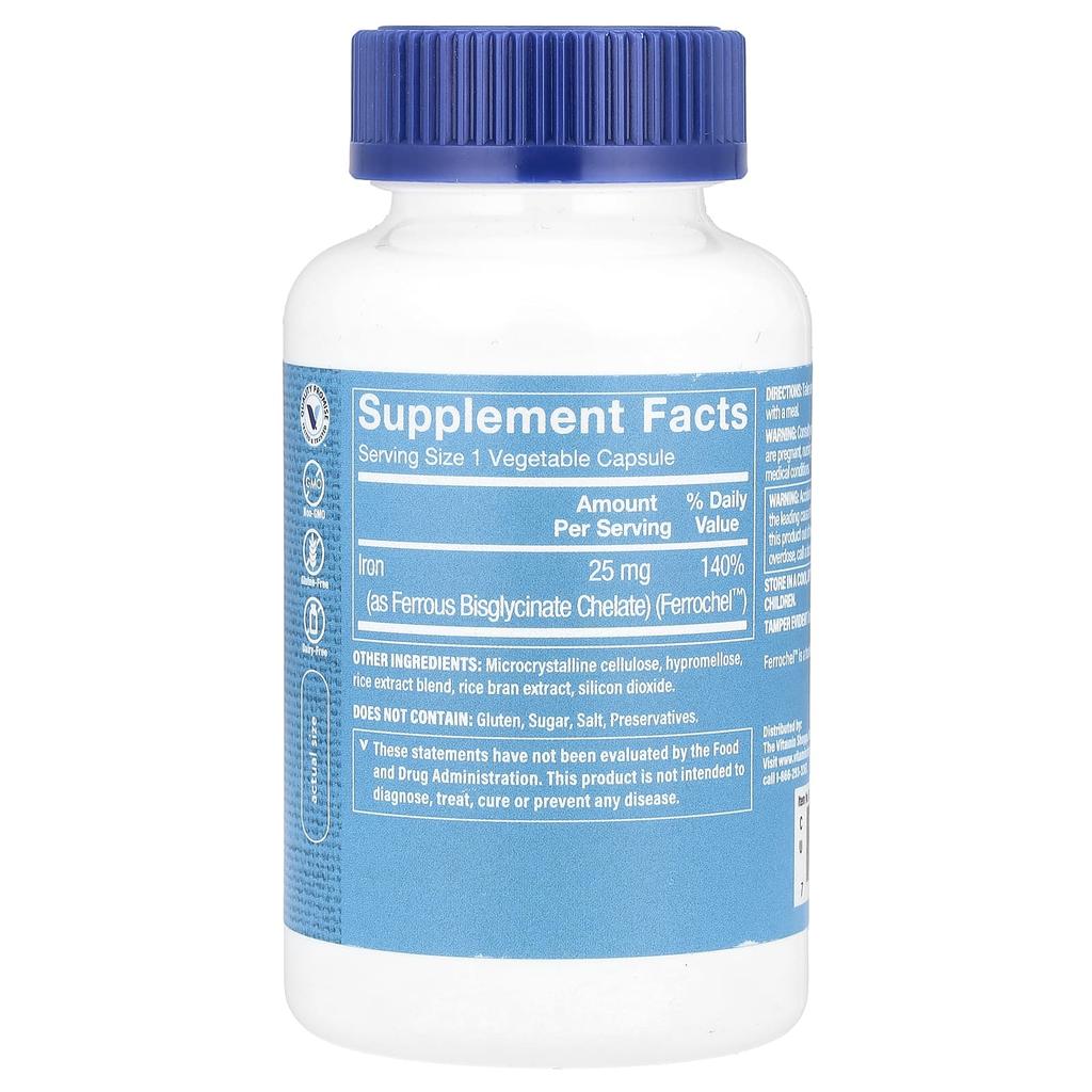 Complete Iron®, 25Mg, 180 Veggie Caps