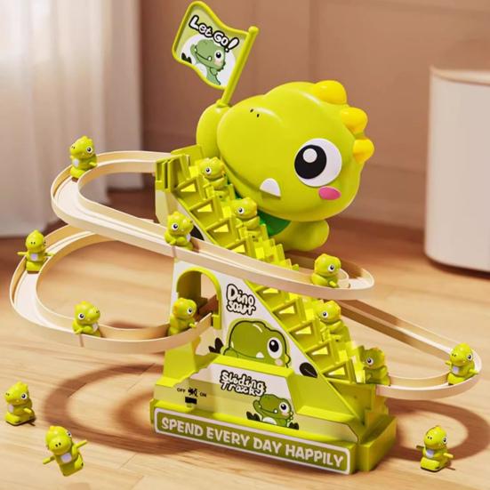 Yousheng электрическая игрушка-горка для скалолазания в виде животных со светодиодной подсветкой и музыкой для детей, обучающая автоматическая лестница для восхождения в виде динозавра и кролика, американские горки