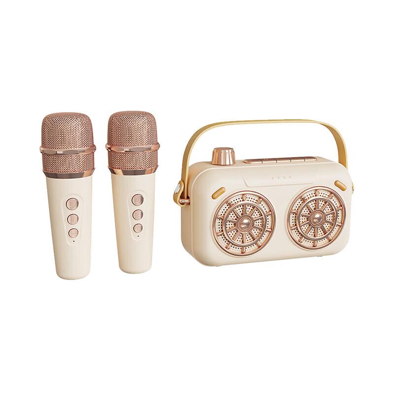 Retro Karaoke Microphone Speaker CN plug (adapter included)