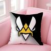 CSGO team logo meme Spirit Falcon Cushion Cover Pillow Case Soft Friendly Fabric  Concealed Zipper