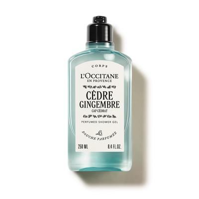 L'OCCITANE Кедр Гембле (Кедр для мужчин) Парфюмированный гель для душа, 250 мл, Средство для мытья тела, Популярный подарок для мужчин и женщин, Дни рождения