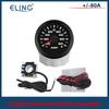 ELING 52mm Ammeter Ampere Meter +/-50A +/-80A +/-150A with Current Sensor 12V 24V for Auto Motorcycle RV with 8 Colors Backlight