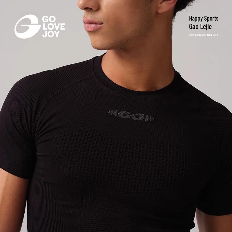 Мужская футболка GOLOVEJOY с коротким рукавом, быстросохнущая, компрессионная