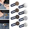 5Pcs Metal Button Extender for Pants Jeans Free Sewing Adjustable Retractable Waist Extenders Button Waistband Expander