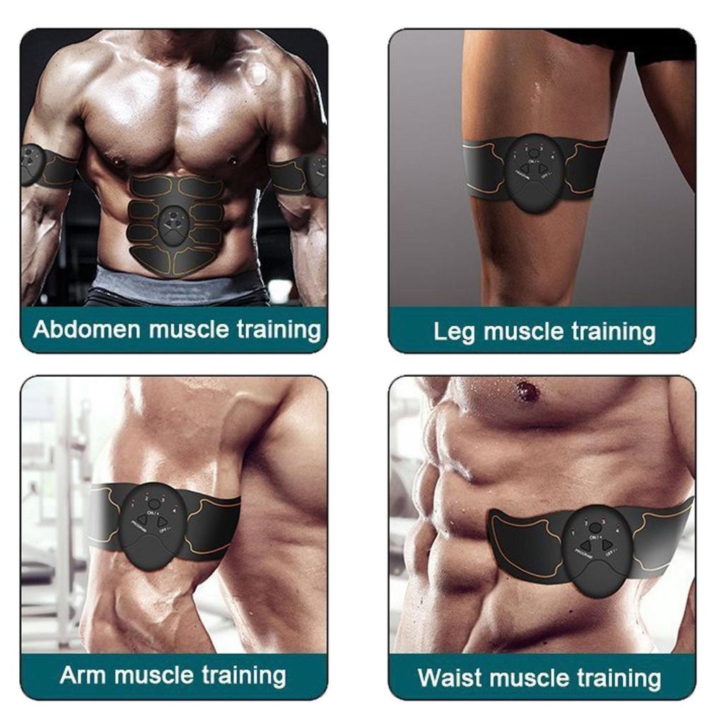 EMS наклейка для тренировки мышц живота, массажер для мышц рук, тренажер для похудения, бодибилдинг, фитнес