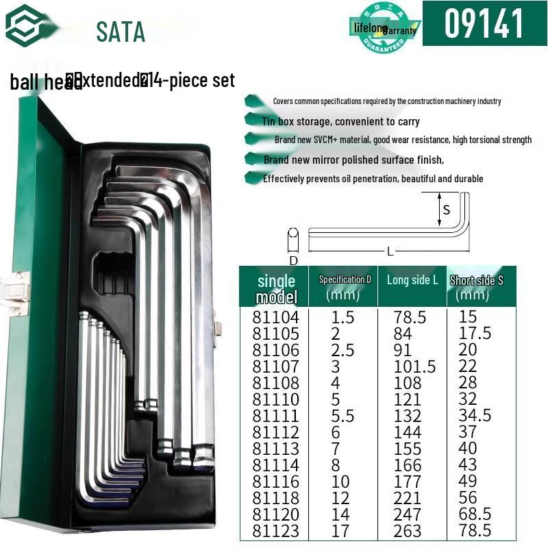 Набор SATA Torx и метрических шестигранных ключей