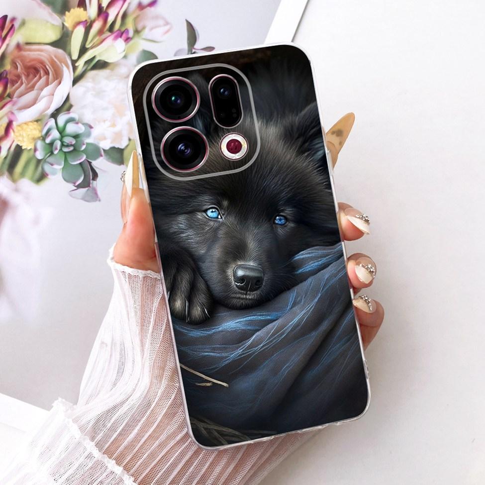 Clear For Oppo Find X9 Case Cover Cute Cat Fashion Butterfly Luxury Painted Soft Casing For Oppo CPH2797 PLJ110