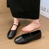 Балетки Новые Весенние и Осенние Мягкая Подошва Французские Мэри Джейн Элегантные Женские Туфли С Мелким Вырезом Кавайные Женские Туфли