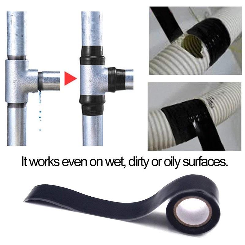 Water Pipe Tape High Pressure Resistant High and Low Temperature Self-melting Insulating Tape Emergency Self-adhesive Tape