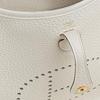 HERMES Evelyne Clemence Calfskin Crossbody Bag, Shoulder Bag 16 Women's M4 Gris Pale Cream Gray H085945CCAG