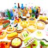 10 шт. Случайная мини-индивидуальная упаковка Сюрприз Слепой пакет Кавайная бутылка Модель еды Детские сувениры для вечеринки по случаю дня рождения Подарки