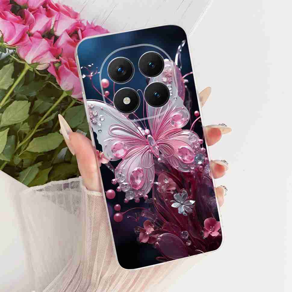 Для Xiaomi Redmi Note 15 Pro Plus ProPlus 5G Чехол Цветочный Мультяшный Чехол Мягкий Силиконовый Чехол Для Redmi Note 15 Pro+ Чехол
