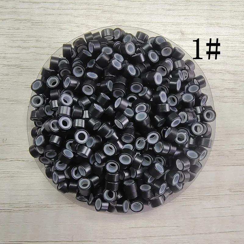 1 сумка/100 шт. микро звенья/бусины + 1 шт. игла для вытягивания + 1 шт. игла для вязания крючком + 1 шт. плоскогубцы с 3 отверстиями набор инструментов для наращивания волос