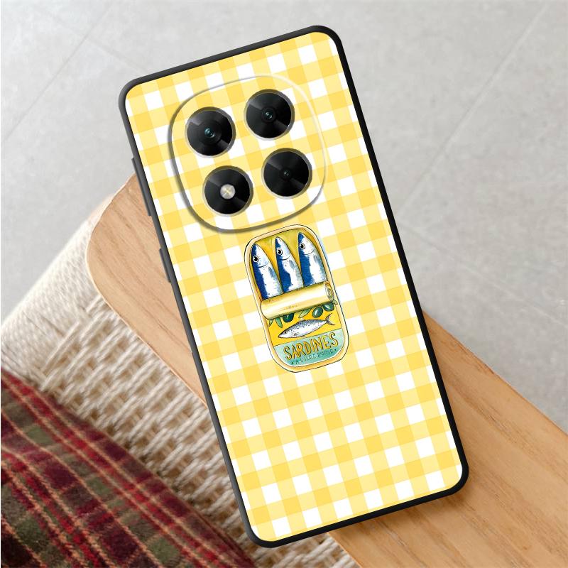 Case for Xiaomi Redmi Note 12 Pro 11 11s 12s 7 8 13 Pro Plus 9 14 10 10S 9S Funda Phone Cover Cartoon Creative Fish