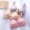 Large Size Thin Underwear Gathering Type Anti-sagging Breast No Steel Ring Comfortable Bra Breathable Bra Women's Underwear