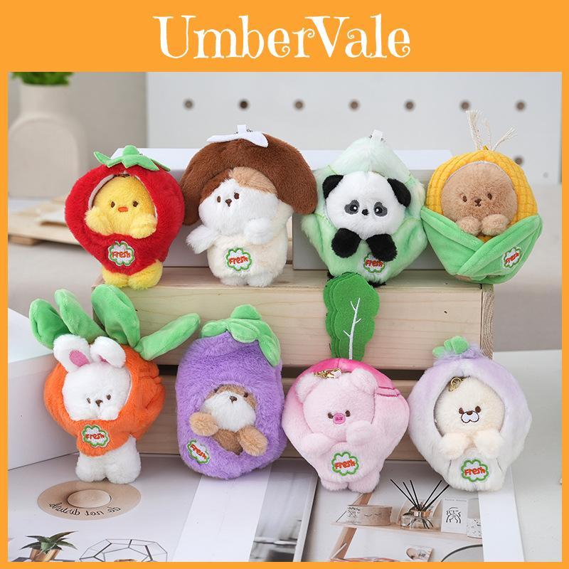 Charming Strawberry Rabbit Plush Cushion Cozy Soft Toy Ideal For Children