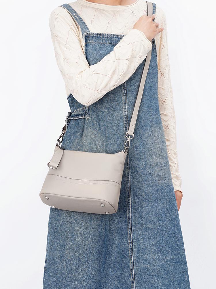 Women's Soft Cowhide Leather Shoulder Bag Crossbody Bags Zency