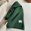 Fashionable Scarves for Woman 160cm Thick Knitting Yarn Windproof Warm Scarf Winter Protective Wraps