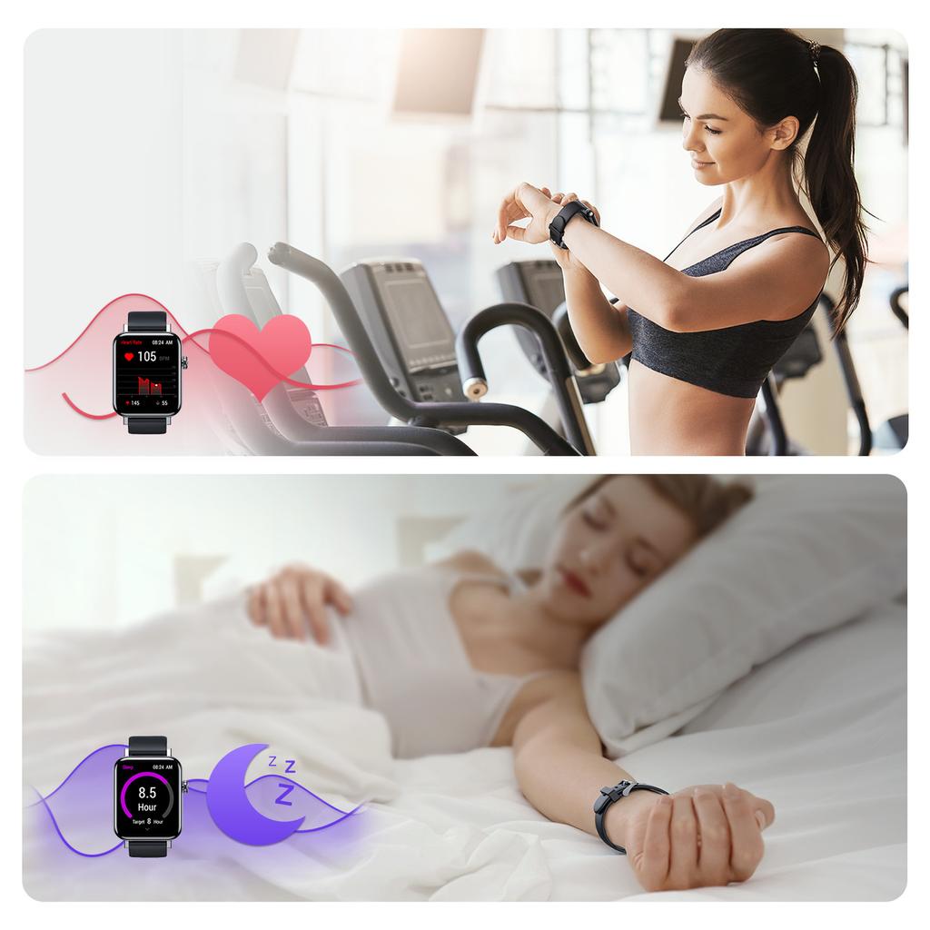 Умные часы Joyroom Fit-Life JR-FT5 с функцией звонков и защитой IP68 - Черные