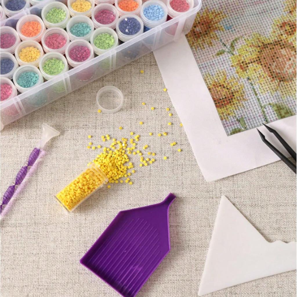 5D алмазная живопись прозрачный ящик для хранения двухслойный ручной набор инструментов DIY рукоделие и вышивка аксессуары комбинация