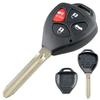 Remote Key Case Fob 4 Button Key Shell TOYOTA Corolla Camry Matrix Yaris RAV4