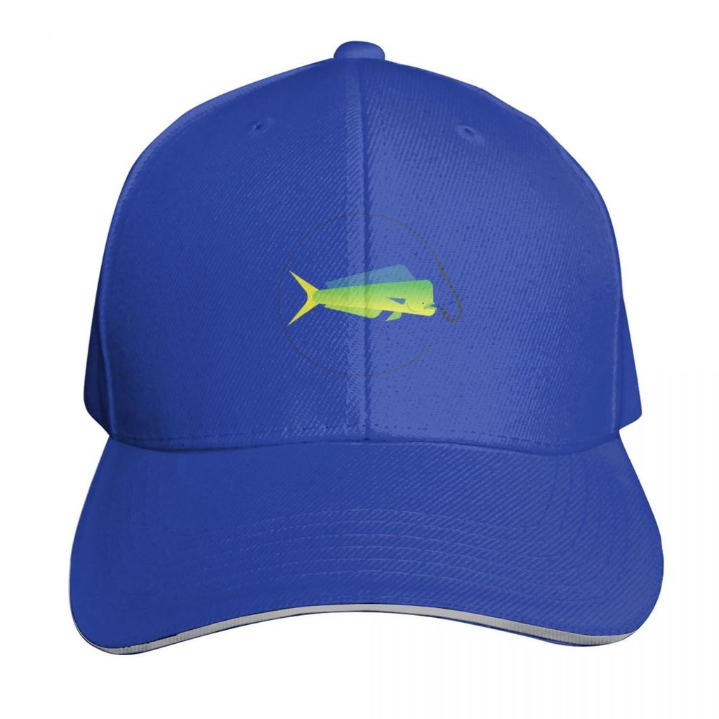 Mahi Mahi Baseball Cap Six Panel Structured Crown Sun Protection Upf 50 Breathable Mesh Back