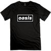 Мужская футболка с ретро-логотипом группы Oasis, короткий рукав, черная, размер США XXL