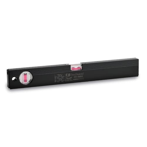 Ebisu Basic Level with Magnet (Black) ED-38MBR 380mm Vial Color: Red