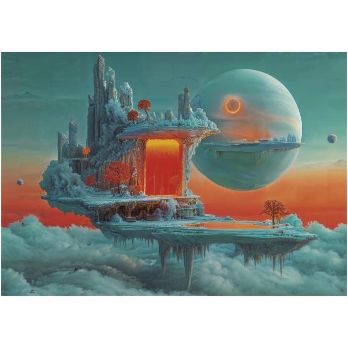 Puzzle - EDUCA - Planète de Feu et de Glace - 1000 pièces - 48 x 68 cm - À partir de 12 ans