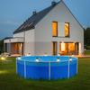 Солнечные светильники для бассейнов с каркасом, надземные бассейны, аксессуары для украшения ограждений для открытых бассейнов, водонепроницаемые светодиодные солнечные фонари для бассейнов